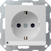 Gira Розетка с з/к и светодиодной подсветкой 1170015