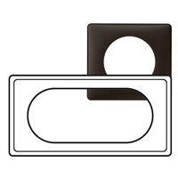 Купить Legrand Celiane2 Перкаль черная Рамка 4/5 мод 066745