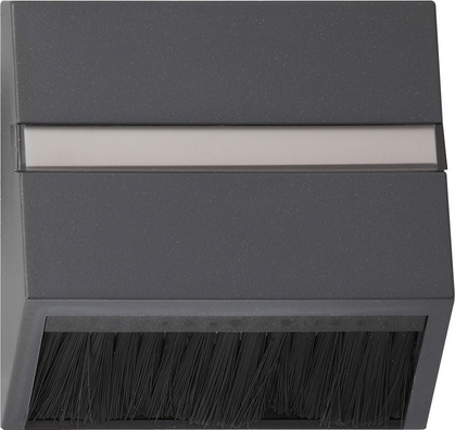 Gira S-55 Антрацит Накладка под углом для станд.приборов с квадратной панелью 068228