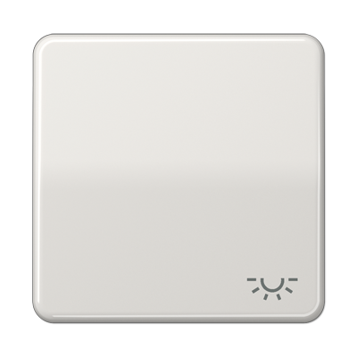 JUNG CD 500/CD plus Светло-серая Клавиша 1-ая с символом ОСВЕЩЕНИЕ CD590LLG