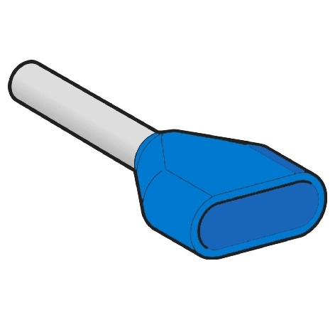 Купить SE Наконечник для одновременного монтажа двух проводов, 0,75мм синий AZ5DE0071