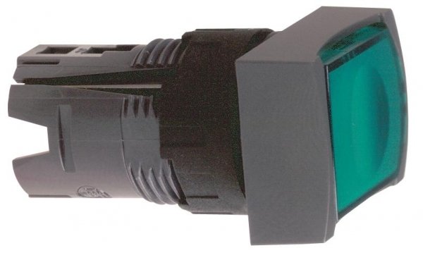 SE Кнопка удлиненная прямоугольная с подсветкой желтая ZB6DW3