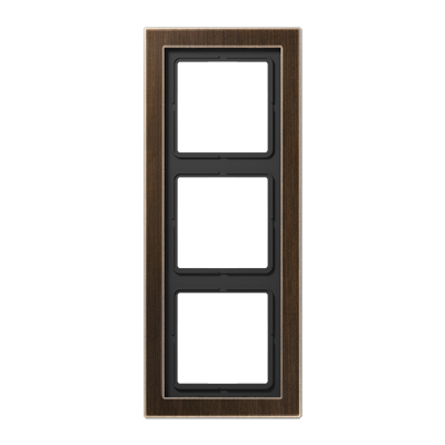 JUNG Античная латунь рамка 3-постовая MED2983AT