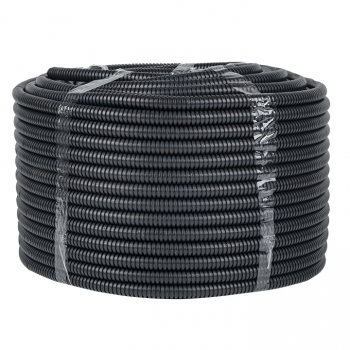 EKF PROxima Труба гофр. ПНД Plast с зондом d25мм (50м.) черная