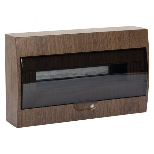 EKF PROxima Щит распределительный навесной ЩРН-П-18 темное дерево IP41