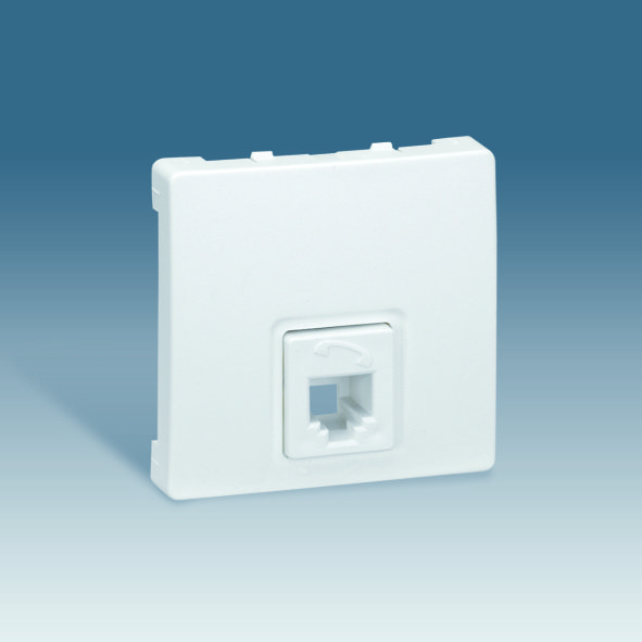 Simon 73 loft Графит Розетка ТЛФ 1-ая 73480-62