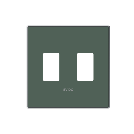 ABB SKY Комодоро Накладка для механизма 2хUSB зарядного устройства 2CLA858530A1901