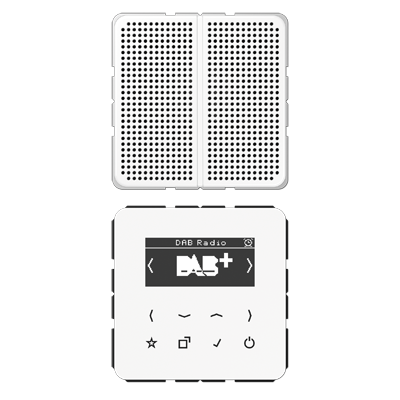 JUNG Цифровое радио DAB, белый DABCD1WW