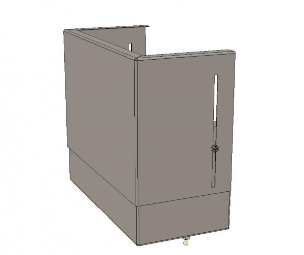 EKF Basic Цоколь верхний с компенсатором (110х300х150)