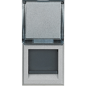 BT Axolute Алюминий Розетка компьютер пластмасса RJ 45 STP 6 кат. UTP 1 мод HC4279C6S