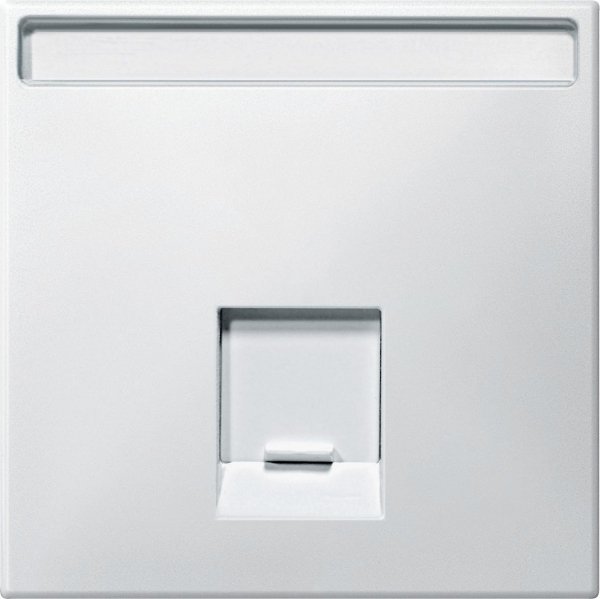 SE Merten SD Бел Накладка розетки ТЛФ/комп 1-ой прямой MTN466419