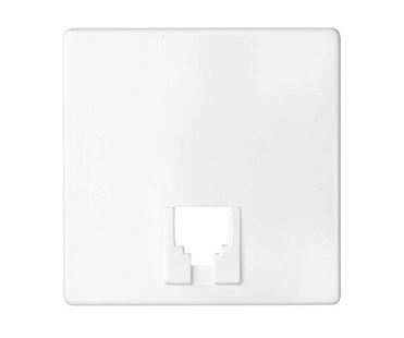 Simon S82 Concept Матовый белый, Накладка для телефонной розетки 8200062-090