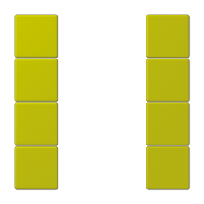JUNG Набор накладок 4 группы для модулей F50 термопласт Les Couleurs® Le Corbusier LC504TSA4320F