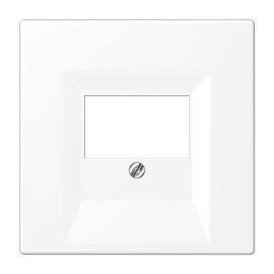 JUNG LS 990 Белый матовый Плата для USB-зарядных устройств и TAE-розеток, фиксация винтом LS969TWWM