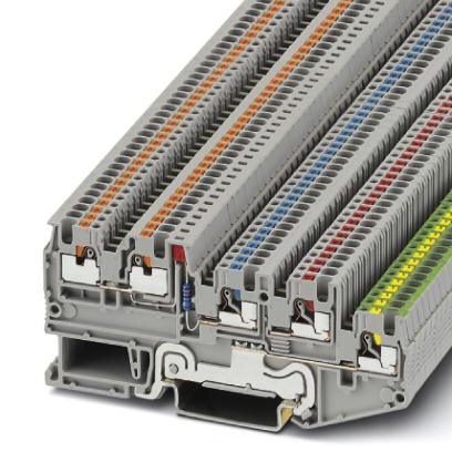 Phoenix Contact PTIO 1,5/S/4-PE-LED 24 RD Клеммный модуль для подключения датчиков и исполнительных элементов 3244467