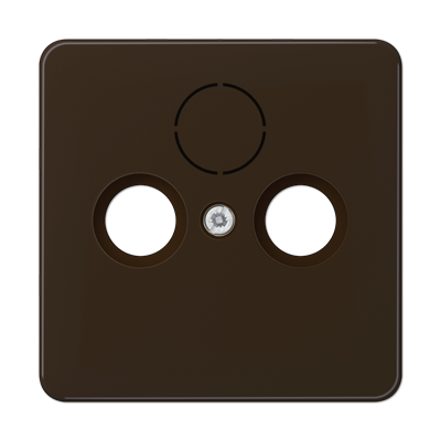 JUNG CD 500/CD plus Коричневая Накладка TV-FM-SAT CD561SATBR