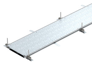 Купить OBO Bettermann Секция кабель-канала OKA-W глухая 2400x300x40 мм (сталь) 7424402