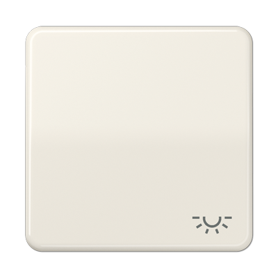 JUNG CD Бежевая Клавиша для 1-ая с символом ОСВЕЩЕНИЕ ударопрочная CD590BFL