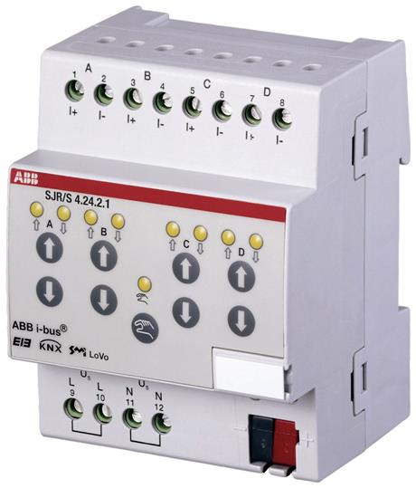 ABB KNX SJR/S4.24.2.1 Активатор жалюзи 4-кан, SMI 2CDG110143R0011