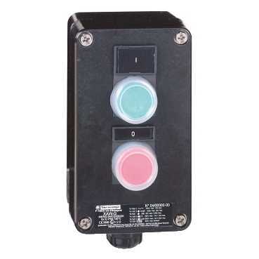 Купить SE Кнопочный пост металлический 1 кнопка пуска ATEX XAWF210EX