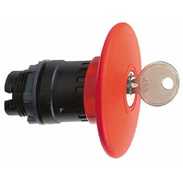 Купить SE XB5 Кнопка аварийного останова 22мм красная ZB5AS964