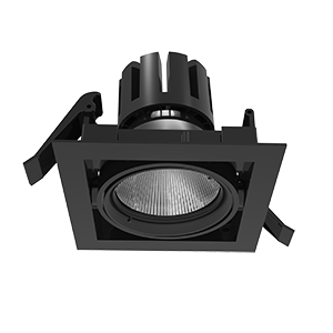Varton Светодиодный светильник DL-Tetris поворотный 35° 165х165х140 мм 25 Вт 4000 K IP20 RAL9005 черный матовый V1-R0-90424-10000-2002540