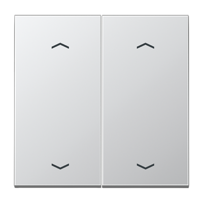 JUNG Клавиша для KNX кнопки, 2 группы с символами «стрелки» металл алюминий AL102P