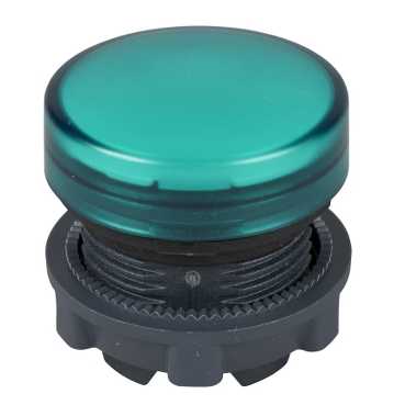 Купить SE XB5 Головка сигнальной лампы 22мм зеленая (ZB5AV03)