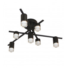 Kink Light 07850-7,19 Люстра Нилс черный d92 h30 LED 7*6W (4000K)