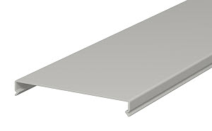 Купить OBO Bettermann Крышка кабель-канала LKV 125 мм, ПВХ, серый 6178514