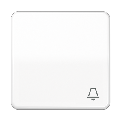 JUNG CD Белая Клавиша 1-ая с символом ЗВОНОК ударопрочная ударопрочная CD590BFKWW