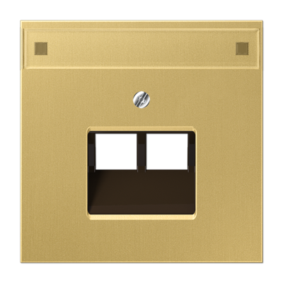 JUNG крышка для модульных разъемов, латунь Classic ME2969-2NAUAC
