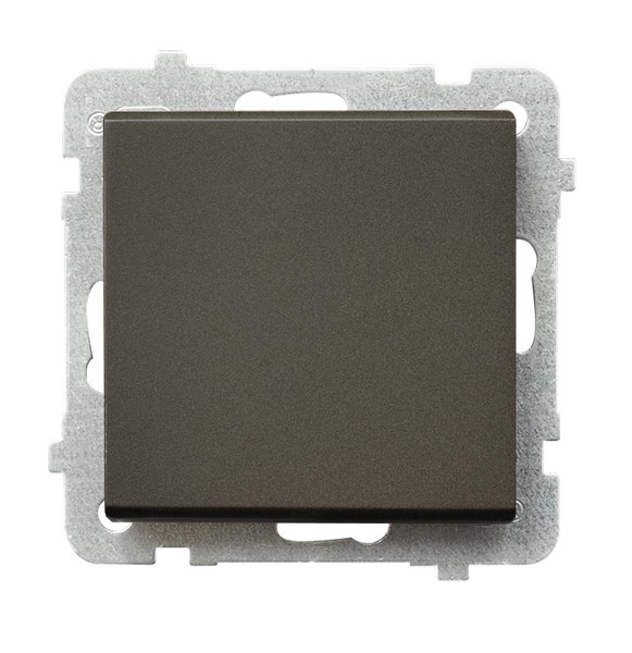 Ospel Sonata Шоколадный металлик Выключатель 1-клавишный, без рамки ŁP-1R/m/40