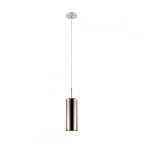 Eglo 98696 Подвес SELVINO, 1X15W(E27), сталь, никель матовое/стекло с напылением, золотистый