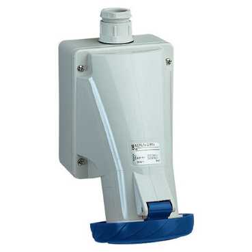 Купить SE PratiKa Розетка настенная, винтовой зажим, 32А 2P+E IP67 220В 83166