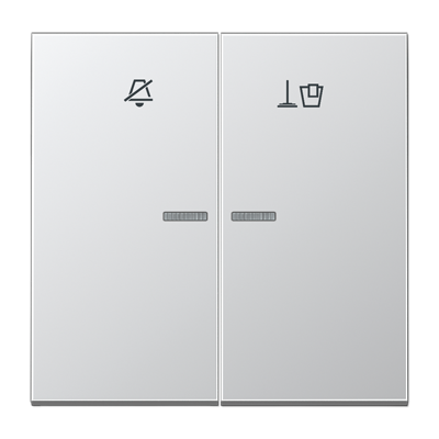 JUNG Клавиша для гостиничных выключателей 505KO5VEUM24 или 505KO5VEUM230, алюминий ALRUKO5M