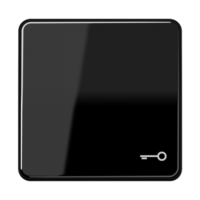 JUNG CD 500/CD plus Черная Клавиша 1-ая с символом КЛЮЧ CD590TSW