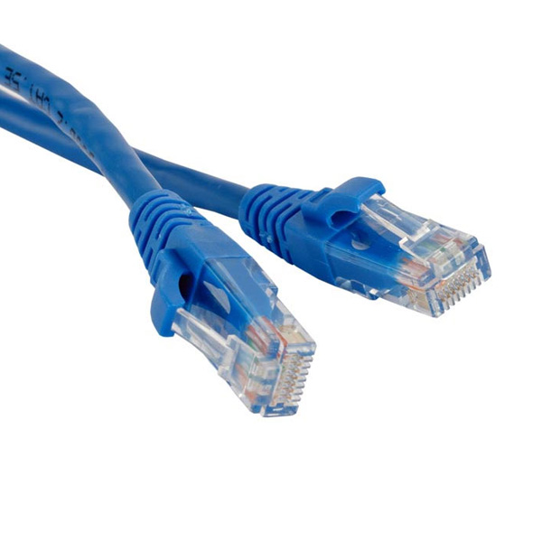 Купить IEK ITK Коммутационный шнур (патч-корд), кат.5Е UTP, 0,5м, синий PC03-C5EU-05M