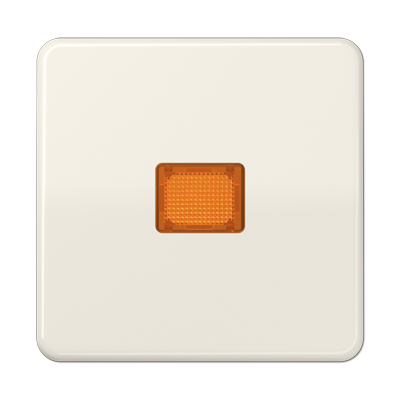 JUNG CD Бежевая Клавиша для 1-ая с/п с оранжевой линзой ударопрочная CD590KOBF