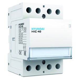 HYUNDAI Модульный магнитный контактор HIC40 40NS X230X 40А 28 кВт АС1/400VAC 4NO 50Hz 230V 13.01.02.000018