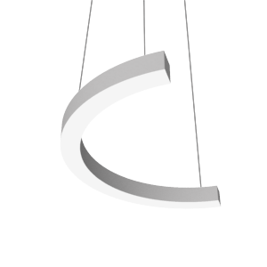 Varton Светодиодный светильник Enso C 570х285х40 мм 12 Вт 4000 K подвесной RAL9003 белый матовый с рассеивателем опал V1-R0-0C523-30000-2001240