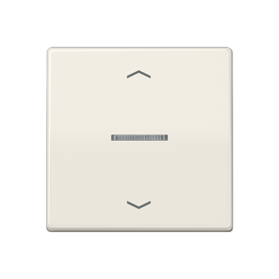 JUNG Клавиша для KNX кнопки, 1 группа с окошком и символами "стрелки" дюропласт слоновая кость AS101KO5P