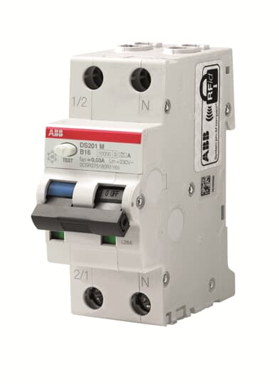 ABB Выключатель автоматический дифференциального тока DS201 M C20 AC30 2CSR275080R1204 ABB Выключатель автоматический дифференциального тока DS201 M C20 AC30 2CSR275080R1204