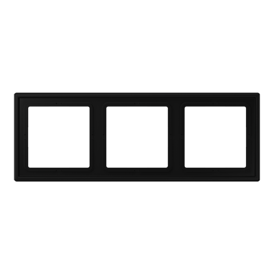 JUNG LS Zero Черный матовый Рамка 3-ая LSZ983BFSWM