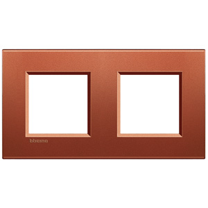 BT LL Красный шелк Рамка прямоугольная, 2+2 мод LNA4802M2RK