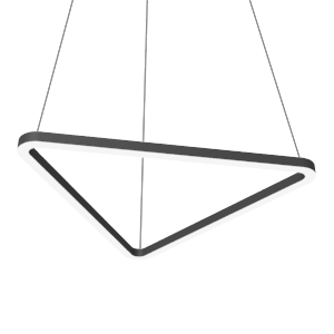 Varton Светодиодный светильник Enso T 1075x947x40 мм 78 Вт 3000 K подвесной RAL9005 черный матовый с рассеивателем опал V1-R0-9T525-30000-2007830