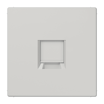 JUNG Плата (фиксация защёлкиванием) для одного модуля термопласт светло-серый LS1969-1WELG