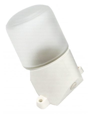 ЭРА НББ 01-60-002 Светильник для бани пласт/стекло, наклон IP65 E27 max 60Вт 158х116х85 белый