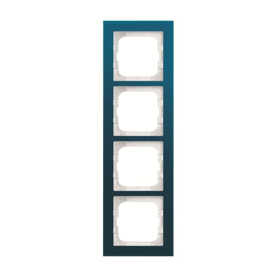 ABB Axcent Стекло Морской бриз Рамка  4-постовая 2CKA001754A4758