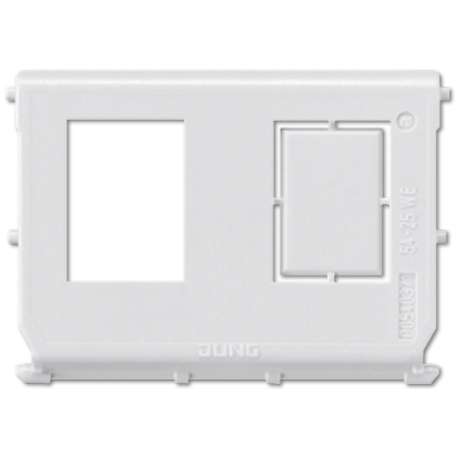 JUNG Монтажная вставка для двойных модульных гнезд 54-25WE